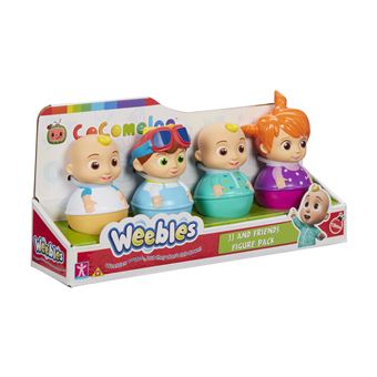 Jouets à bascule Giochi Preziosi Weebles Cocomelon Coffret 4 personnages