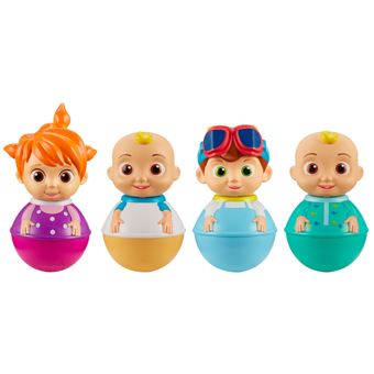 Jouets à bascule Giochi Preziosi Weebles Cocomelon Coffret 4 personnages