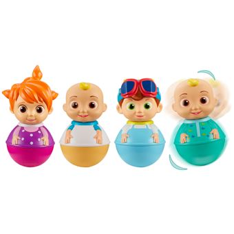 Jouets à bascule Giochi Preziosi Weebles Cocomelon Coffret 4 personnages