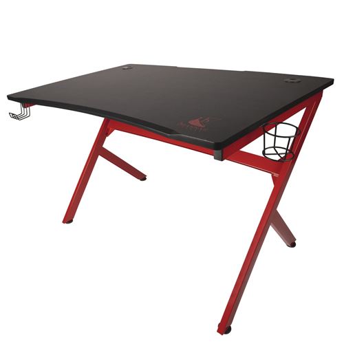 Bureau Gaming Konix FRIGG Noir et rouge