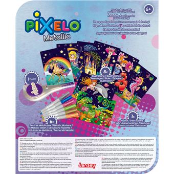 Jeu créatif Lansay Pixelo Metallic