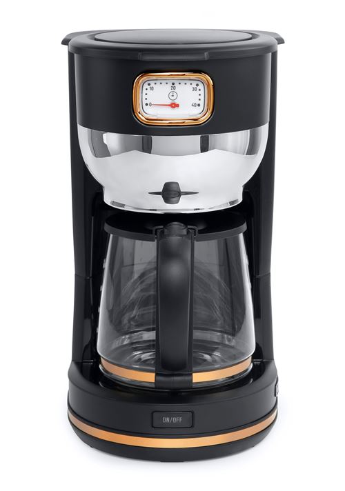 Cafetière Filtre Muse Ms-220 Bc 10 Tasses Noir Or