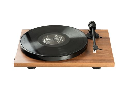 Platine Vinyle Hi-Fi Pro-Ject E1 AT3600L Noyer – Manuelle, Courroie, Excellente Qualité Sonore