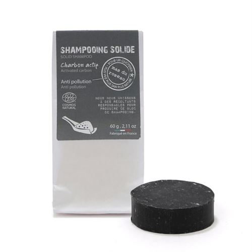 Shampooing solide charbon actif Mas du roseau 15229540 Noir