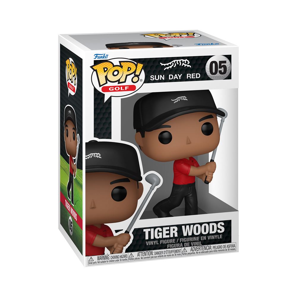 Funko Pop! Golf: Sun Day Red - Tiger Woods (swing) #05 Vinyl Figure