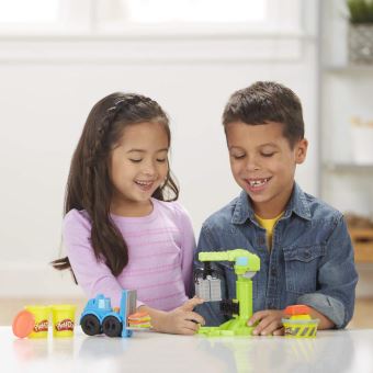 Kit créatif Play Doh Wheels Grue et Chariot Elevateur