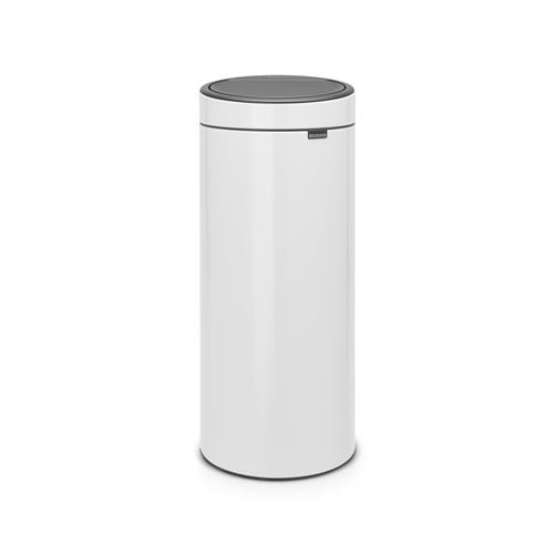 Poubelle Brabantia Touch Bin New 115141 30L Blanc