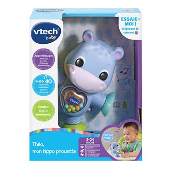 Jeu d'éveil Vtech Théo, mon hippo pirouette