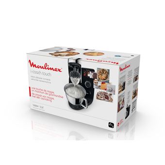 Robot pâtissier Moulinex Coach YY5172FG 1200 W Noir et Silver