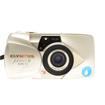 Appareil photo compact argentique Olympus Mju-II Zoom 115 or