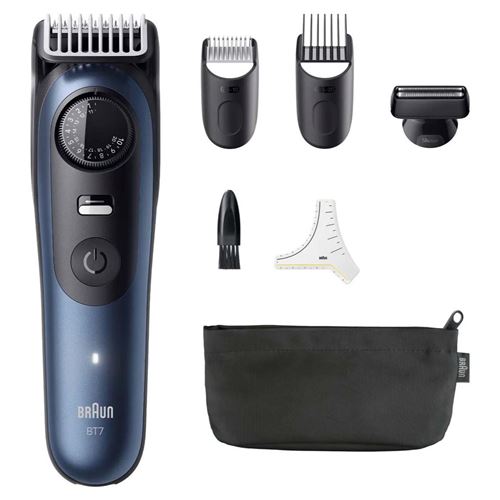 Tondeuse Barbe Braun Bt7520 Bleu