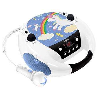 Lecteur CD portable avec microphone BigBen 230 V Licorne - Autre jeux  éducatifs et électroniques - Achat & prix