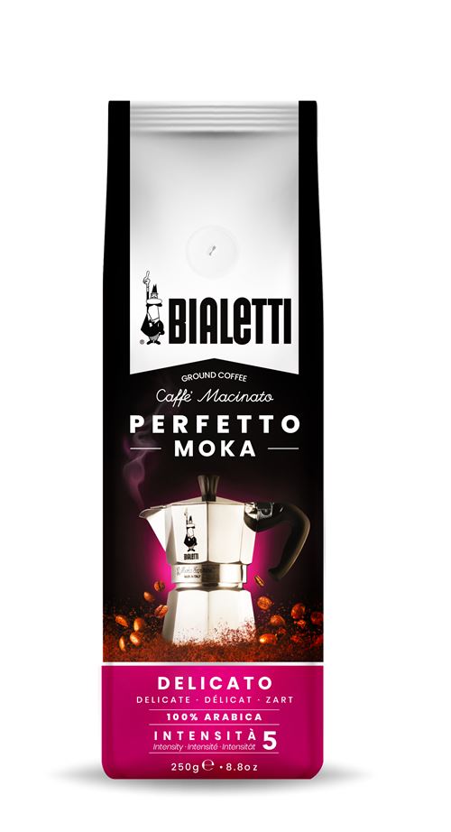 Café moulu Bialetti Perfetto Moka Delicato Noir
