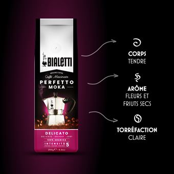 Café moulu Bialetti Perfetto Moka Délicat