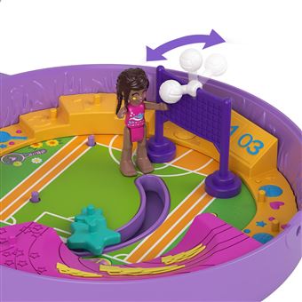 Polly Pocket Coffret Restaurant Chat, Transformable En Sac À Main, 2  Figurines Polly Pocket Et Plus