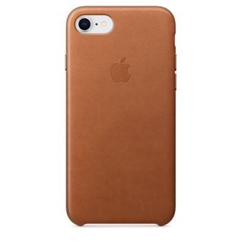 Coque en cuir Apple Havane pour iPhone 7 et 8 - 1