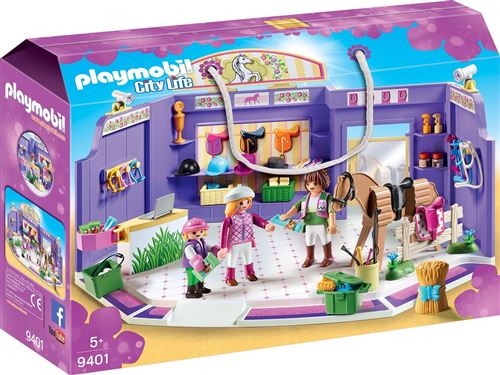 Playmobil City Life Les boutiques 9401 Boutique d'équitation