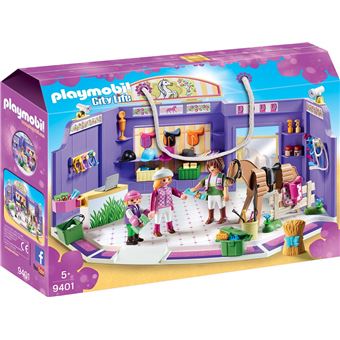 Playmobil City Life Les Boutiques 9401 Boutique D Equitation Playmobil Achat Prix Fnac