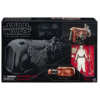 Figurine Star Wars The Black Séries Rey et Speeder Jakku - 1