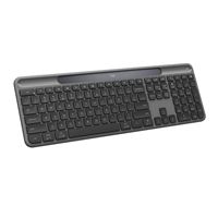 Azerty Logitech Signature Slim Solar+ Graphite draadloos Bluetooth-toetsenbord
