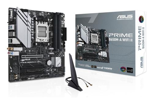 Carte mère ASUS PRIME AMD B650M-A WIFI II micro ATX Socket AM5 Chipset AMD B650