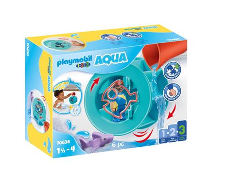 Playmobil 70636 Roue Aquatique avec Bébé Requin