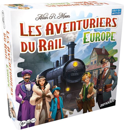 Jeu de stratégie Asmodee Les Aventuriers du Rail Europe Refresh