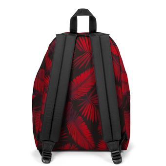 Sac à dos Eastpak Padded Feuilles Noir et Rouge