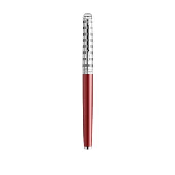 Stylo Plume Waterman Hémisphère Deluxe French Riviera rouge clair pointe moyenne