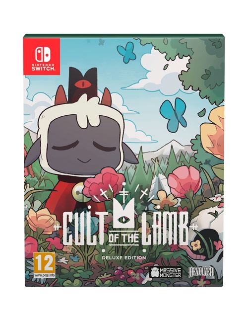 Pochette avant du jeu Cult of the Lamb Edition Deluxe Nintendo Switch