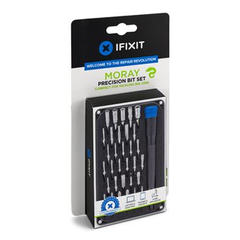 Kit de réparation Ifixit Moray Precision Bit Set Noir et Bleu