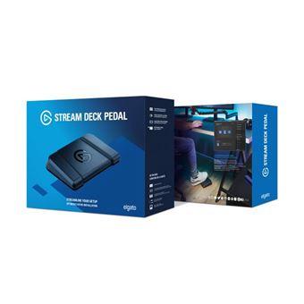 Contrôleur de studio mains libres Elgato Stream Deck Pedal Noir