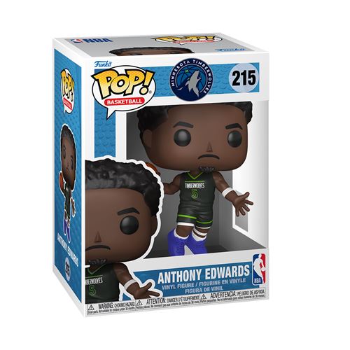 NBA Legends Figurine POP! Timberwolves Anthony Edwards 9 cm - vue 9