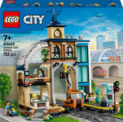 LEGO City 60469 La Gare Centrale Jeu de Construction pour enfant dès - vue 7