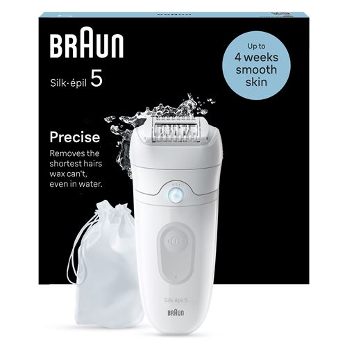 Epilateur Électrique Braun Silk Épil 5 Se 5-011 Blanc