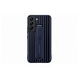 Coque renforcée Fonction stand pour Samsung Galaxy S22 Bleu marine