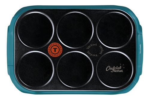 Crêpière Tefal Crep'Party Colormania Chefclub® Py559301 1000 W Bleu