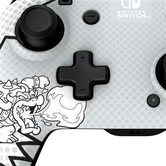 Manette filaire Pdp REMATCH Comic Attack pour Nintendo Switch/ Nintendo Switch Modèle OLED Gris et noir