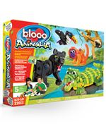 Jeu de construction Bloco Les animaux de la forêt tropicale 220 pièces