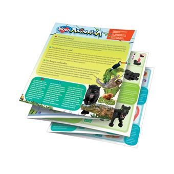 Jeu de construction Bloco Les animaux de la forêt tropicale 220 pièces