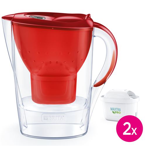 Brita Rouge Marella 2 Mois (Inclus 2 Cartouches Filtrantes Maxtra Pro All-In-1) - Image 3