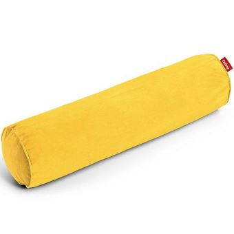 Coussin en velours Fatboy Rolster Jaune