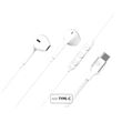 Ecouteurs avec fil Force Play KP Bouton USB-C Blanc