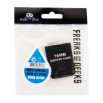 Carte mémoire Freaks And Geeks 251 Blocks 16 Mo Noir pour Game Cube et Nintendo Wii