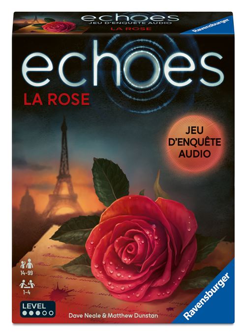 Jeu D'Enquête Ravensburger Echoes La Rose – Audio Coopératif, 1 À 4 Joueurs, 14 Ans Et Plus