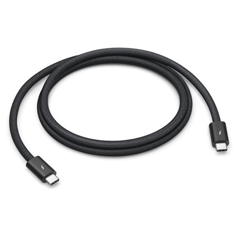 Câble Apple USB-C Thunderbolt PRO 4 1 m Noir