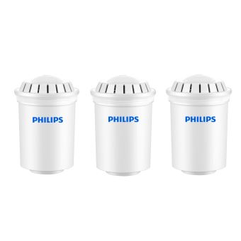 PHILIPS Pack de 3 cartouches filtrantes AWP225 - Blanc pas cher