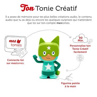 Figurine Tonies Créatifs Super-Héros Turquoise