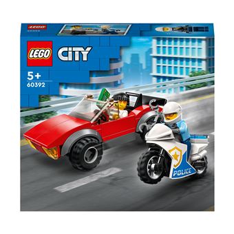 LEGO City 60392 - La course-poursuite de la moto de police