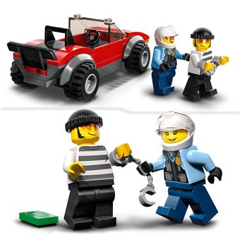 LEGO City 60392 - La course-poursuite de la moto de police